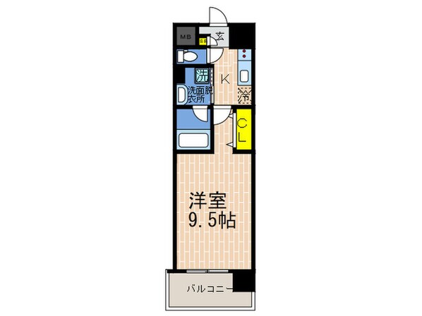 ヘスティア神戸の物件間取画像